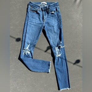 Abercrombie ripped jeans